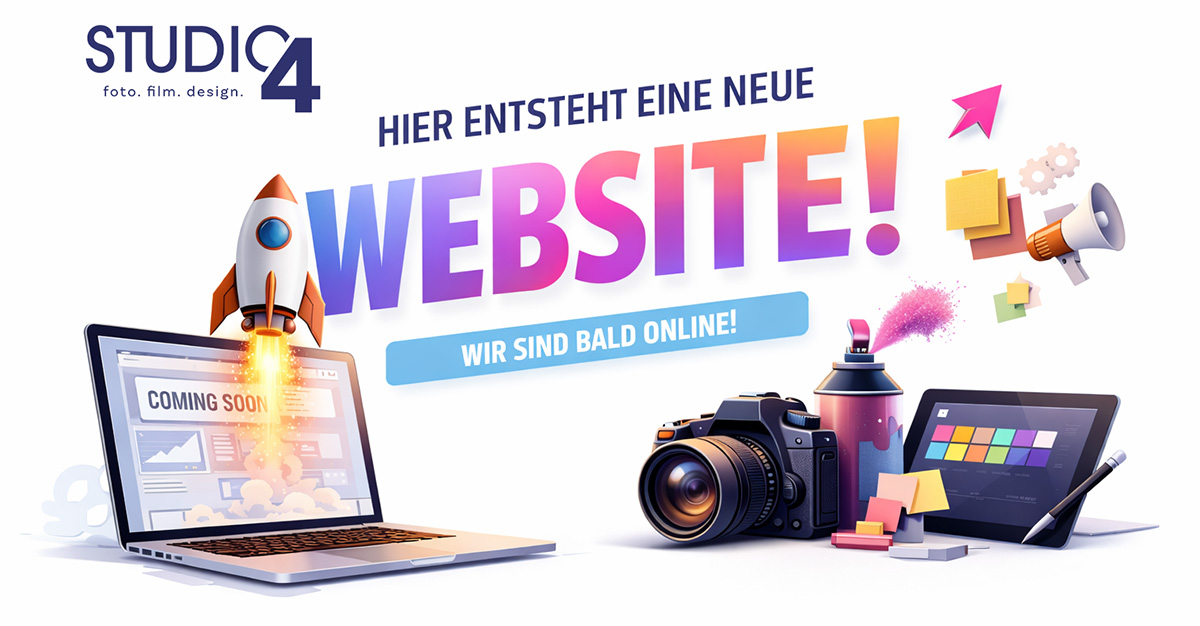 Hier entsteht eine neue Website. Wir sind bald online. STUDIO 4.